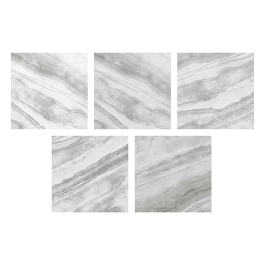FloorPops Polished Peel & Stick Floor Tiles